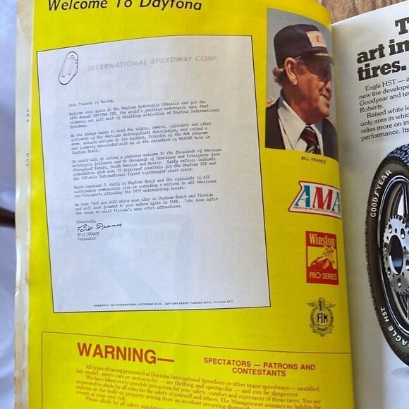 NASCAR Daytona 200 1979 Program w/patch 38th annual - Picture 7 of 9